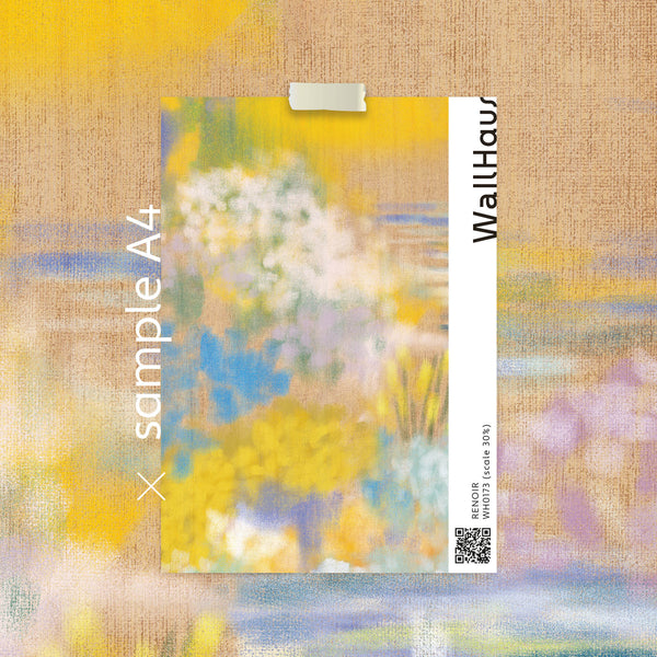 WH0173 Renoir Behangstaal, Wallpaper sample, Échantillon Papier Peint, Tapetenmuster