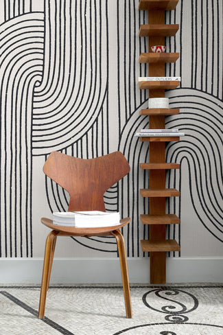 WH0183 Twisted Ways Behang, Tapete, Papier Peint, Wallpaper